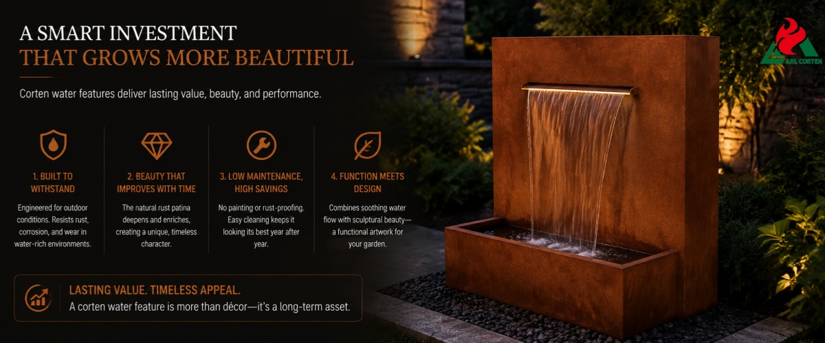 Why Corten Water Feature a Worthwhile Long-Term Investment